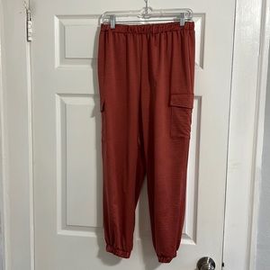 Silk cargo pant